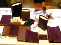 Divers objets réalisés par notre atelier de cuir