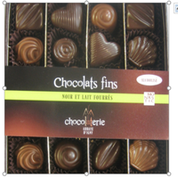 Les chocolats fins et petits sujets