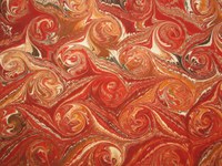 Papiers à la cuve faits main ; carnets reliés en cuir et papier marbré