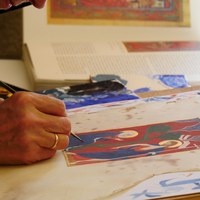 Atelier d'enluminure