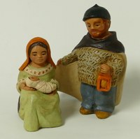 Crèches peintes 9 cm