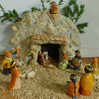 Crèches peintes 9 cm