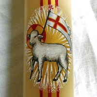 Cierges Pascals et bougies