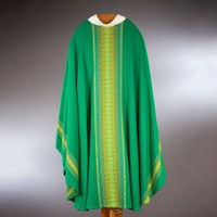 Chasubles, chapes, dalmatiques, étoles tissées à la main