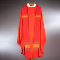 Chasubles, chapes, dalmatiques, étoles tissées à la main