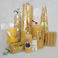 Bougies en cire d'abeille