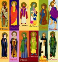 Plaquettes de Saints